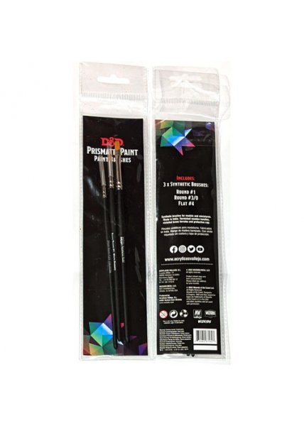 D&D Prismatic Paint : Paint Brush Set